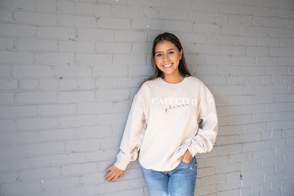 Cafecito Please Crewneck Sweatshirt