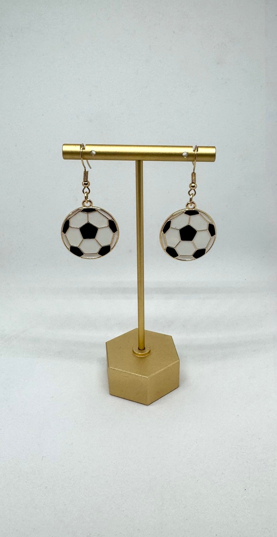 Lightweight Dangle Soccer Earrings