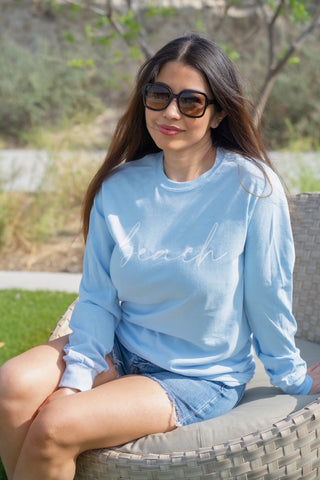 Beach Long Sleeve T-Shirt