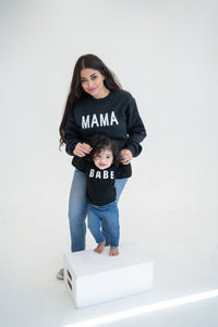 Mama Sweatshirt in Black