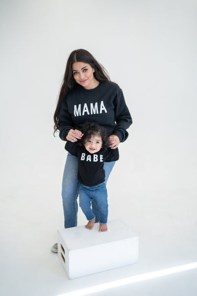 Mama Sweatshirt in Black