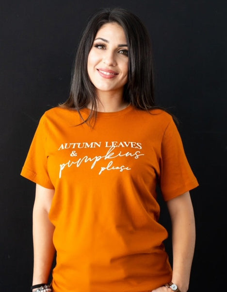 Autumn Leaves Short Sleeve T-Shirt