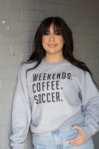 Weekends are for Sports- Crewneck Sweatshirt