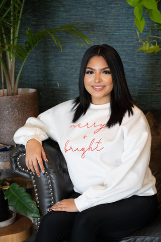 Merry & Bright Christmas Sweatshirt