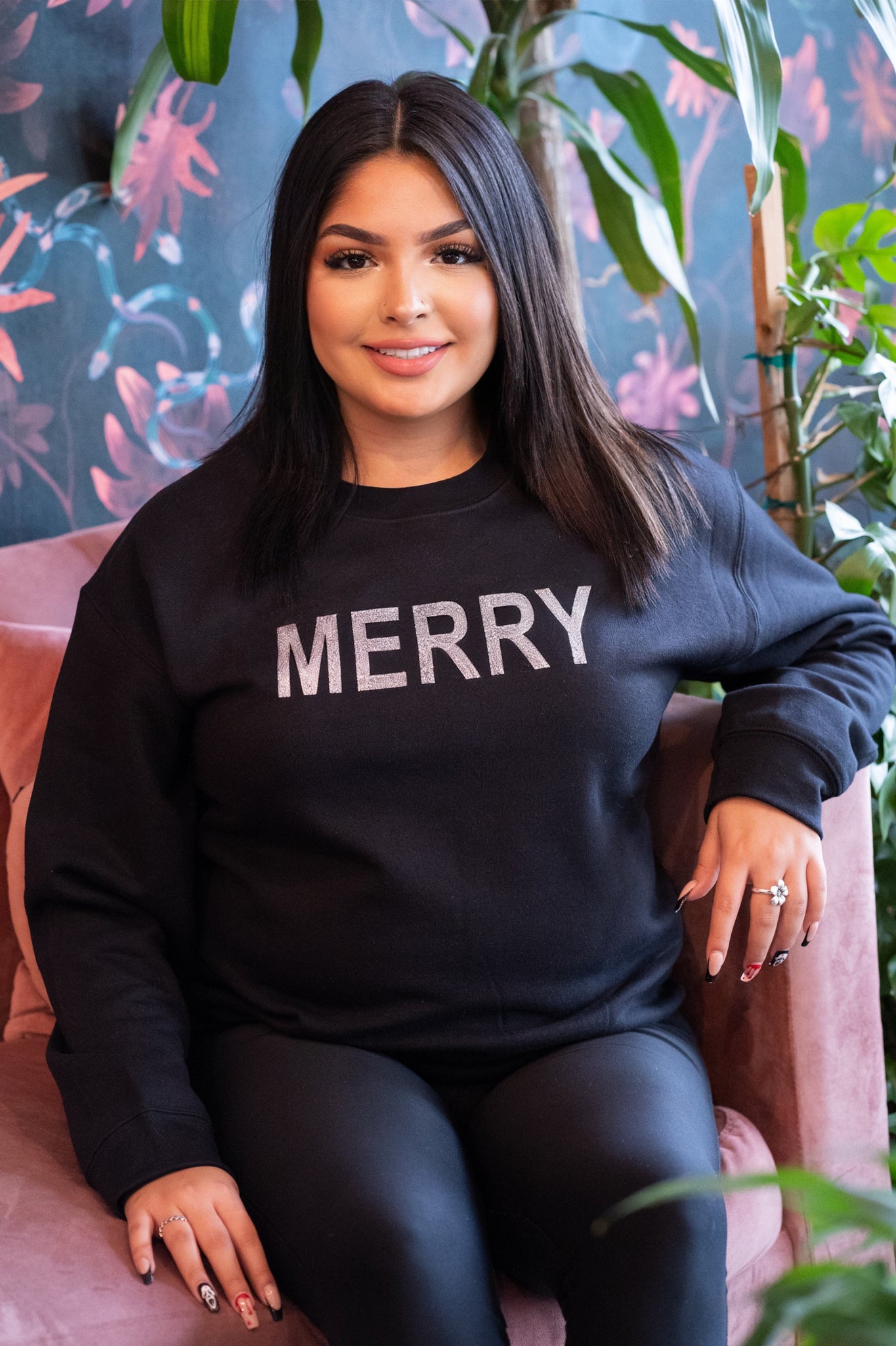 Shimmery Merry Sweatshirt