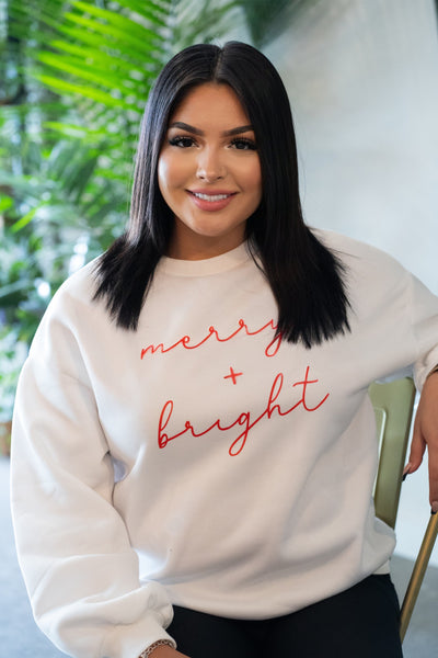 Merry & Bright Christmas Sweatshirt