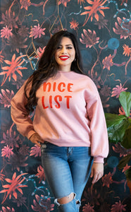 Mama and Me- Nice List Sweatshirt