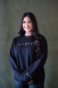 Personalized Wifey Sweatshirt